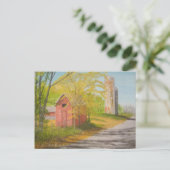 2つのサイロ – Sussex County NJ ポストカード (スタンド正面)