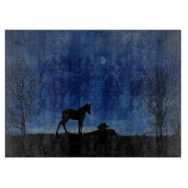 2つのサラブレッド競走馬人馬切板 カッティングボード