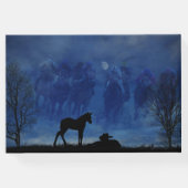 2つのサラブレッド競走馬公式ゲストブック ゲストブック (裏面)