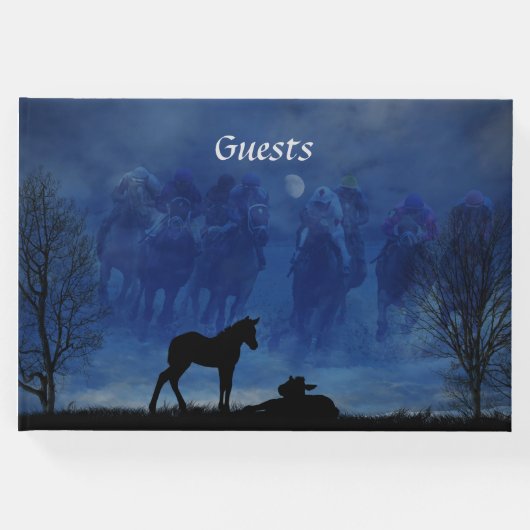 2つのサラブレッド競走馬公式ゲストブック ゲストブック (正面)