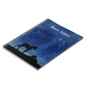 2つのサラブレッド競走馬敵スパイラルノート ノートブック (左側)