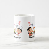 2つのシェフ料理 – 愛は秘密の成分 コーヒーマグカップ (中央)