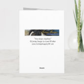 2つのジプシー・スタリオン – グリーティングカード (裏面)