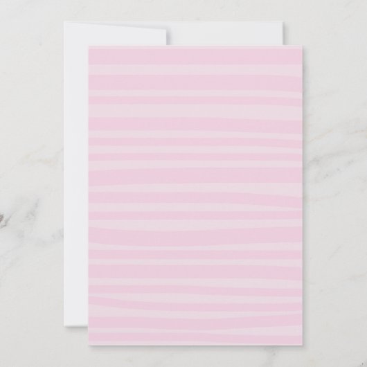 2つのスイートカップケーキ2ndバースデーキャンディパーティー 招待状 (裏面)