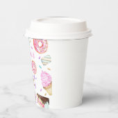 2つのスイートデザート2nd誕生日紙カップ 紙コップ (左)