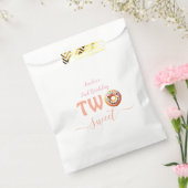 2つのスイートドーナツ2nd誕生日パーティー フェイバーバッグ (封をした状態)