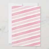 2つのスイートピンクサマーアイスクリーム第2誕生日 招待状 (裏面)