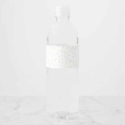 2つのスウィートアイスクリームの二番目の誕生日パーティー ペットボトルラベル (裏面)