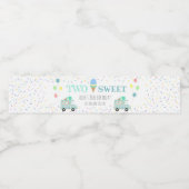 2つのスウィートアイスクリームの二番目の誕生日パーティー ペットボトルラベル (シングルラベル)