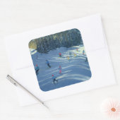 2つのスキーゲレンデ2004 スクエアシール (封筒)