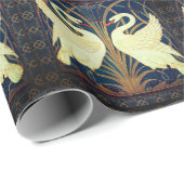 2つのスワン壁紙アートピースwalter crane ラッピングペーパー (ロールコーナー)