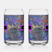 2つのセットの名前あなたの毒 ガラス缶 (左)