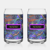 2つのセットの名前あなたの毒 ガラス缶 (裏面)