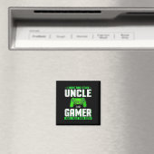 2つのタイトルを持っている叔父とゲーマー幸せな父の日 マグネット (インサイチュ (食洗機))