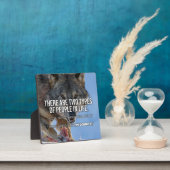 2つのタイプの人 – 成功プラークやる気を起こさせる フォトプラーク (インサイチュ)