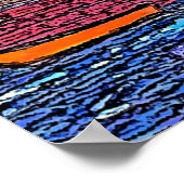 2つのタグボート（夜） ポスター (角)