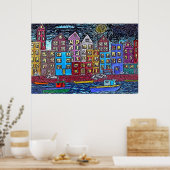 2つのタグボート（夜） ポスター (キッチン)