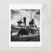 2つのタグ ポストカード (正面)