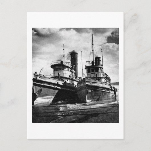 2つのタグ ポストカード (正面)