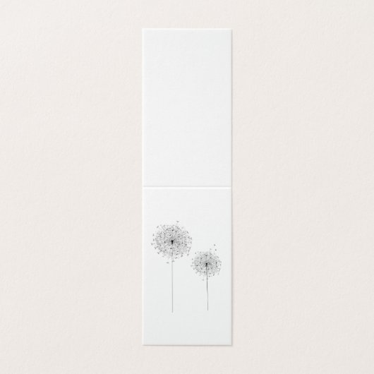 2つのタンポポ 名刺 (外部フラット)