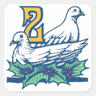 2つのターツレドブ スクエアシール