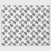 2つのダンベル ラッピングペーパー (フラット)