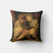 2つのチェル読ブのRosso Fiorentino、天使 クッション (正面)