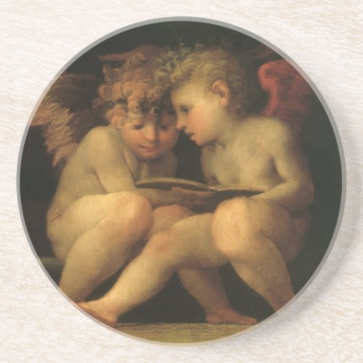 2つのチェル読ブのRosso Fiorentino、天使 コースター (正面)