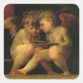 2つのチェル読ブのRosso Fiorentino、天使 スクエアシール (正面)