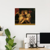 2つのチェル読ブのRosso Fiorentino、天使 ポスター (ホームオフィス)