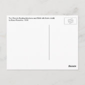 2つのチェル読ブのRosso Fiorentino、天使 ポストカード (裏面)