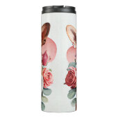 2つのチワハスと花ラブハート タンブラー (裏面)