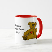 2つのテディがコーヒーマグを負担 マグカップ (正面右)