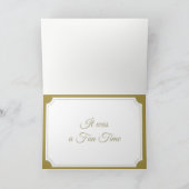 2つのテディベア一緒に50年ありがとう サンキューカード (内部)