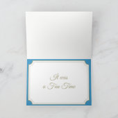 2つのテディベア一緒に50年ありがとう サンキューカード (内部)