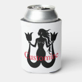 2つのテールマーメイドシルエットThunder_Cove 缶クーラー (缶裏面)