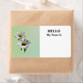 2つのデイジーイン・サンシャイン ラベル (インサイチュ)