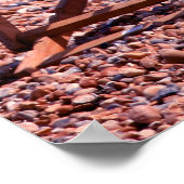 2つのデッキチェアのビーチ ポスター (角)