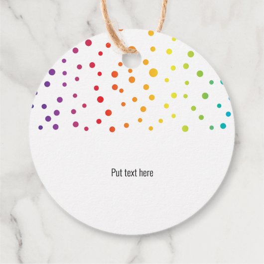 2つのトイレと紙吹雪ありがとうゲイ結婚ズ フェイバータグ (裏面)