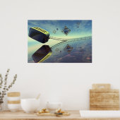 2つのトースター抽象芸術アートポスター ポスター (キッチン)