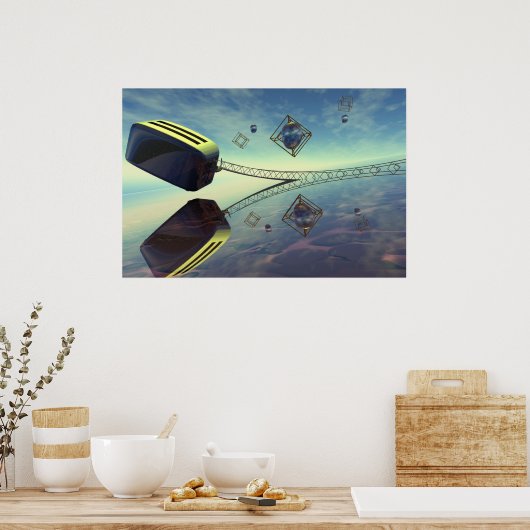 2つのトースター抽象芸術アートポスター ポスター (キッチン)