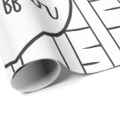 2つのトーンの本の愛の浮気ギフトラップ ラッピングペーパー (ロールコーナー)