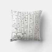 2つのトーンの本の愛の浮気装飾用クッション クッション (裏面)