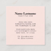 2つのトーンロモダンゴ スクエア名刺 (裏面)