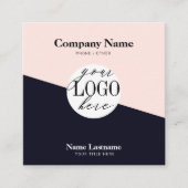 2つのトーンロモダンゴ スクエア名刺 (正面)