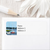 2つのドッキング帆船北歩き、CT ラベル (インサイチュ)