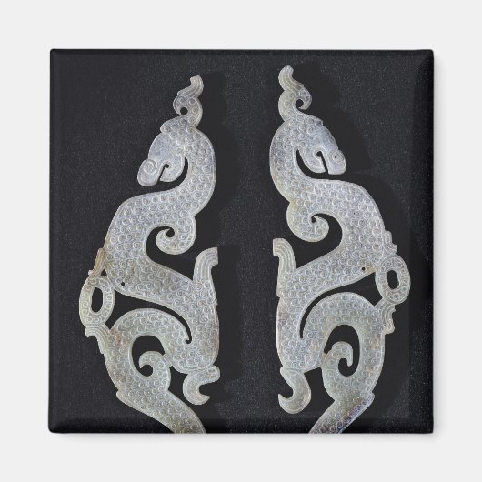 2つのドラゴン、紀元前475-221年 マグネット (正面)