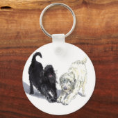 2つのドードルキーチェーン キーホルダー (正面)