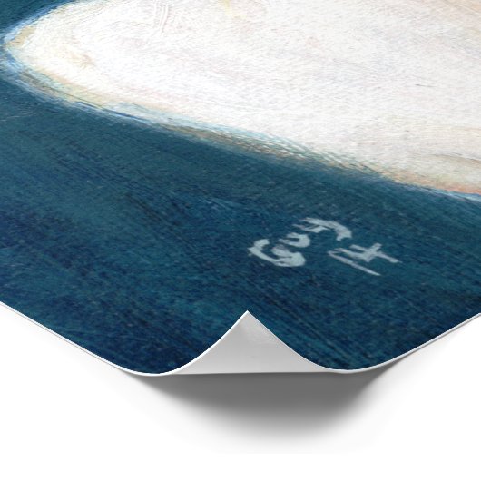 2つのハトのポスター ポスター (角)