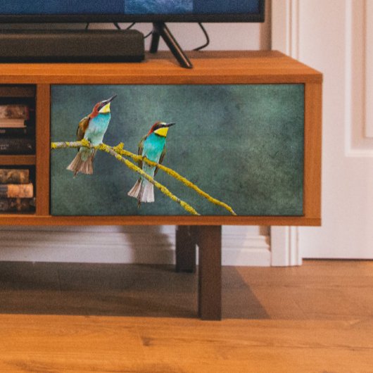 2つのハミングバードが切り離しを見守る 薄葉紙